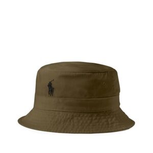Polo Ralph Lauren Olive Green Cotton Bucket Hat